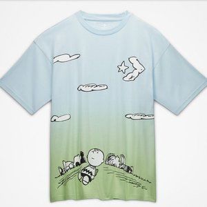 Converse x Peanuts "Cloud Watching" Loose Fit T-Shirt Men's Size S